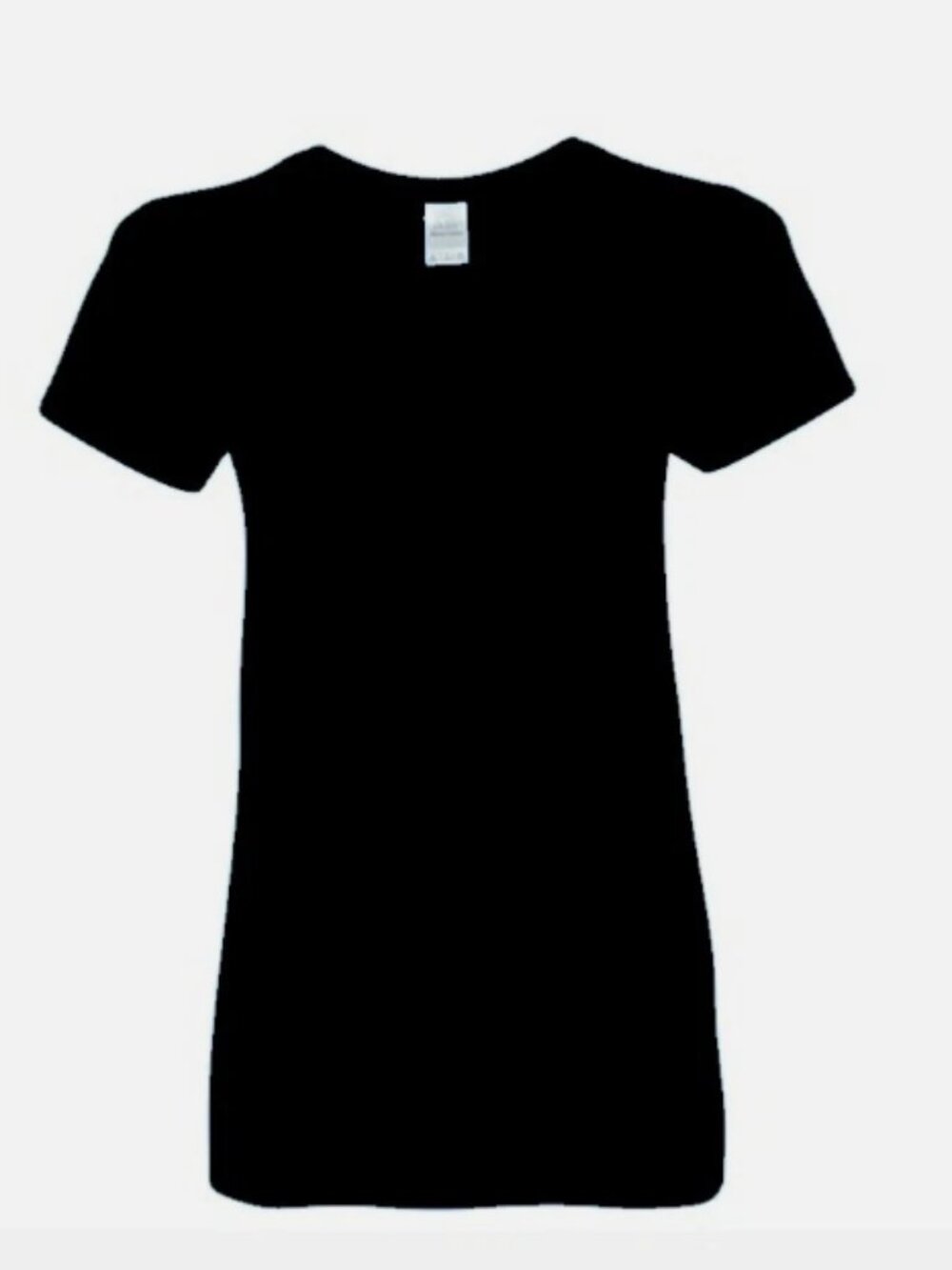Black - V Neck T Shirt- XL - Heavy Cotton